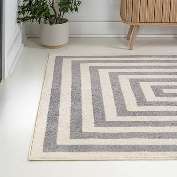 Bandol Modern Classic Mitre Stripe Area Rug